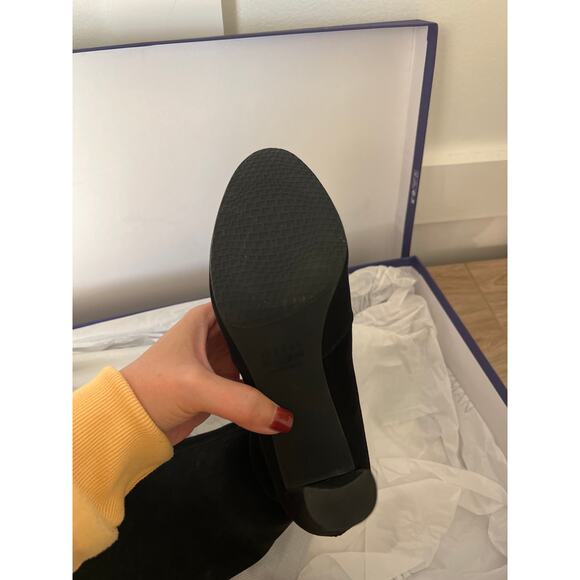 NEW IN BOX Stuart Weitzman Highland Black Suede Over-the-knee Boot Women's - Picture 5 of 12